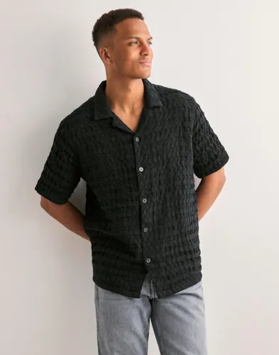 ONLY & SONS Onsbraddock Reg Ss Resort Waffle Sh Kortärmade skjortor herr – bild 2