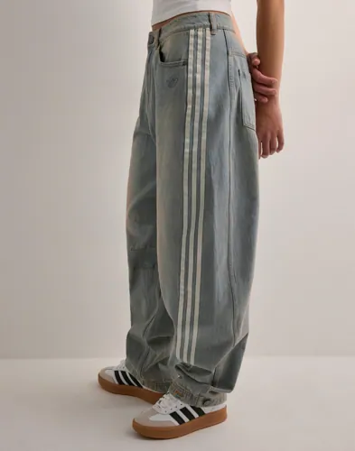 Buy Adidas Originals DENIM ZIP PANT - Black | Nelly.com