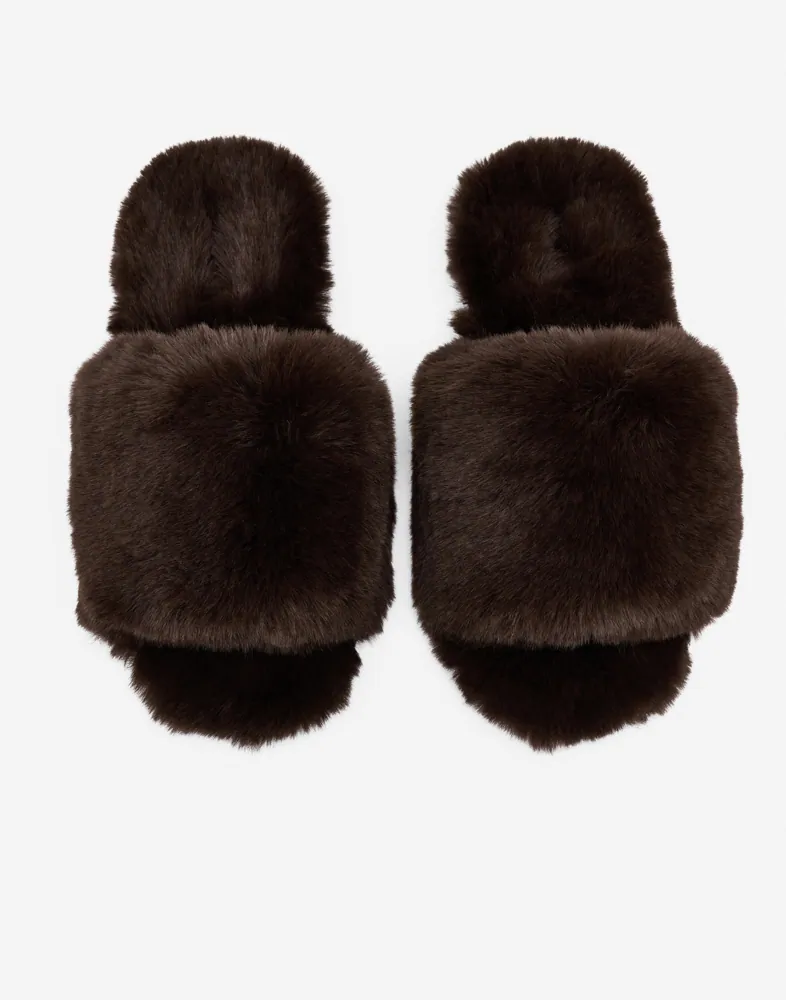 Nelly Cosy Faux Fur Slipper tofflor & clogs dam – bild 2