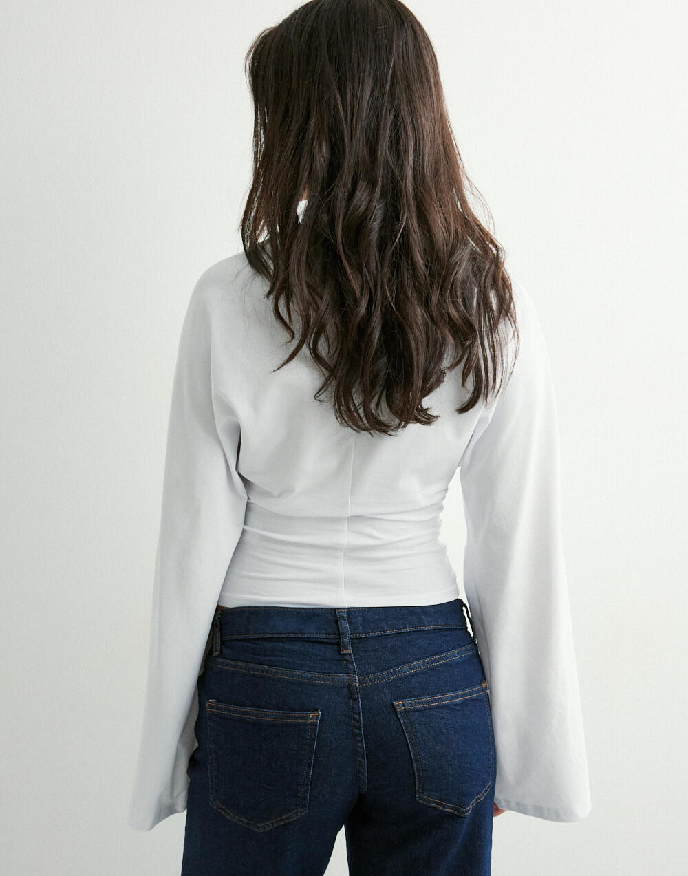 Buy Nelly Wide Sleeve LS Top - White | Nelly.com