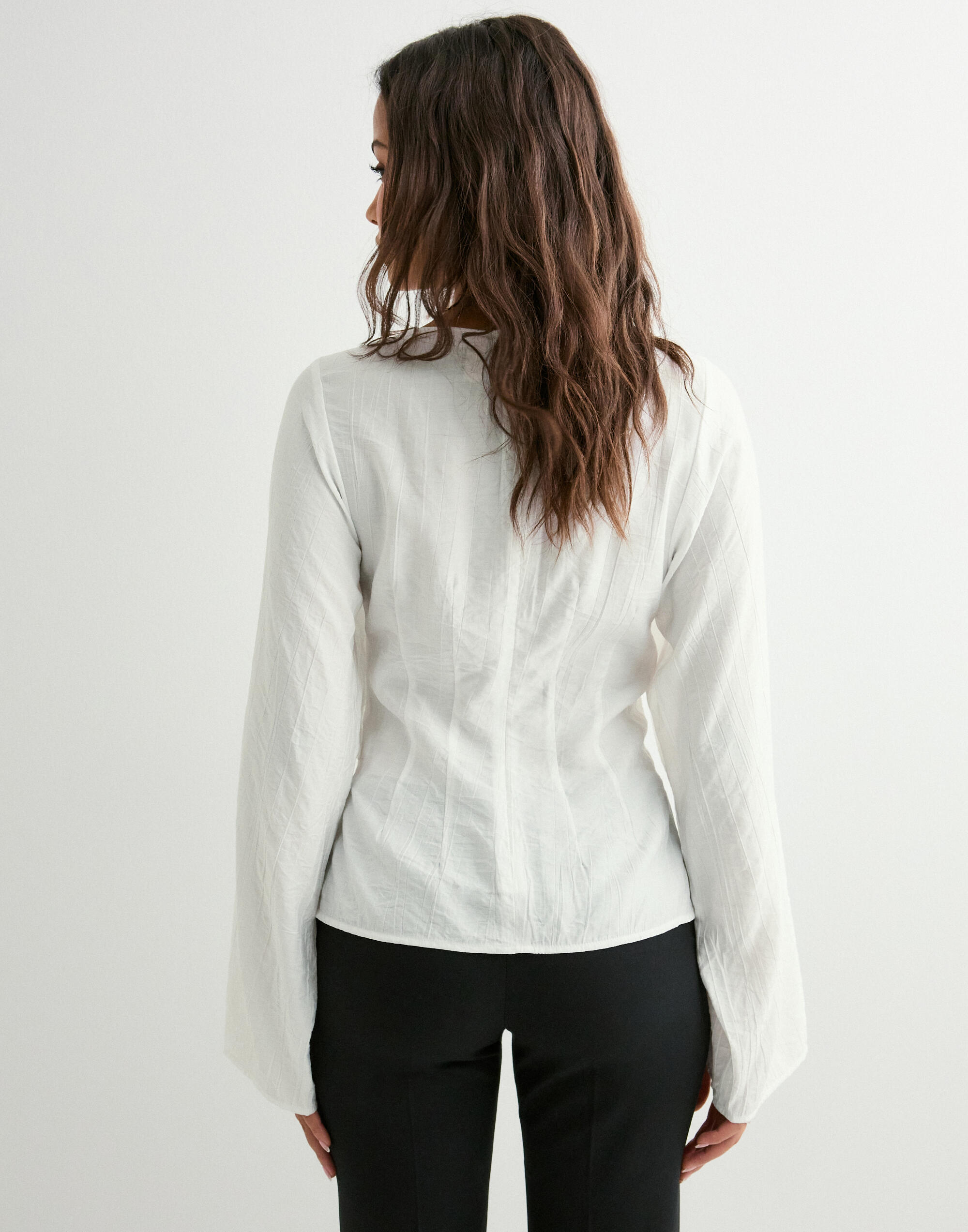 Buy Nelly Volume Sleeve Blouse - White | Nelly.com