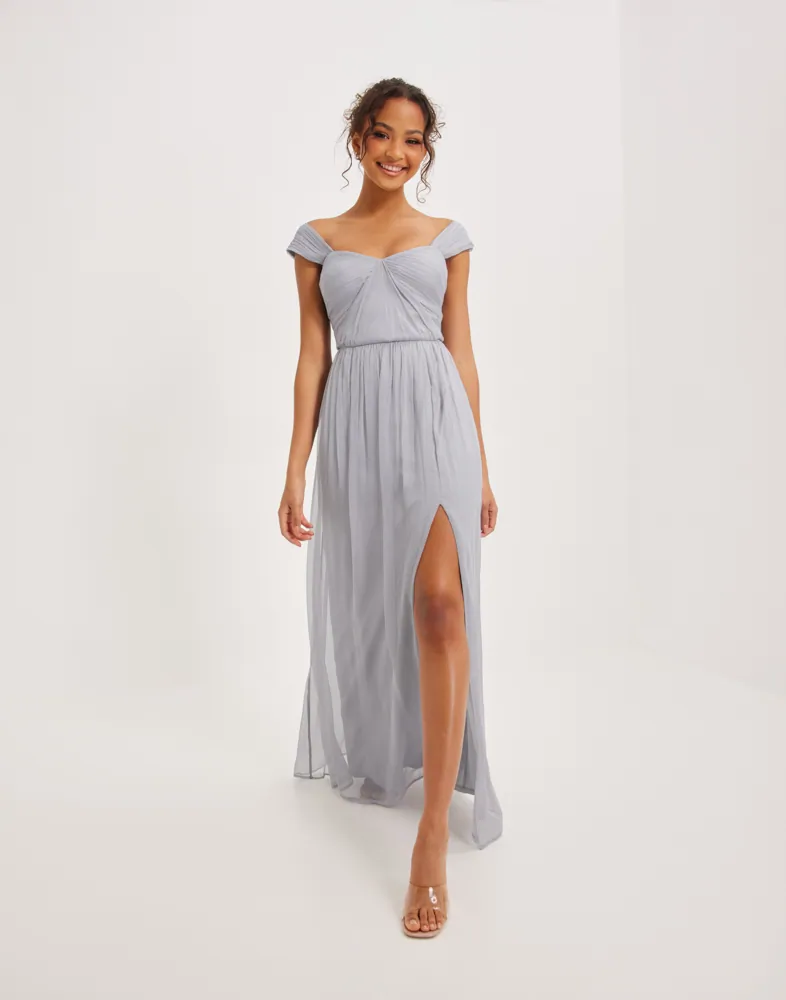 Buy Nelly All For Love Dress - Dusty Blue | Nelly.com