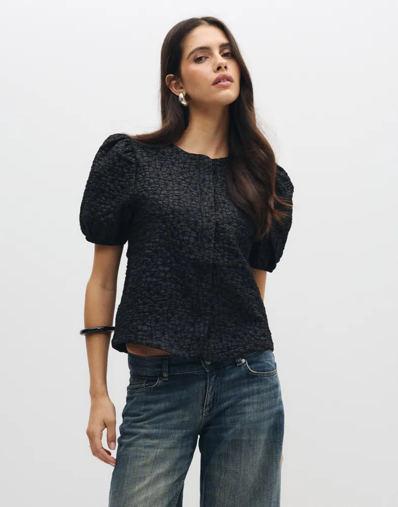 Vmmerle Ss Puff Cardigan Jrs Ret