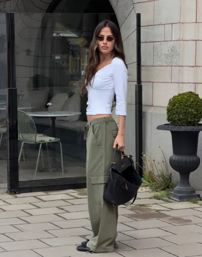 Nelly Cargo Pants cargobyxor dam – bild 3