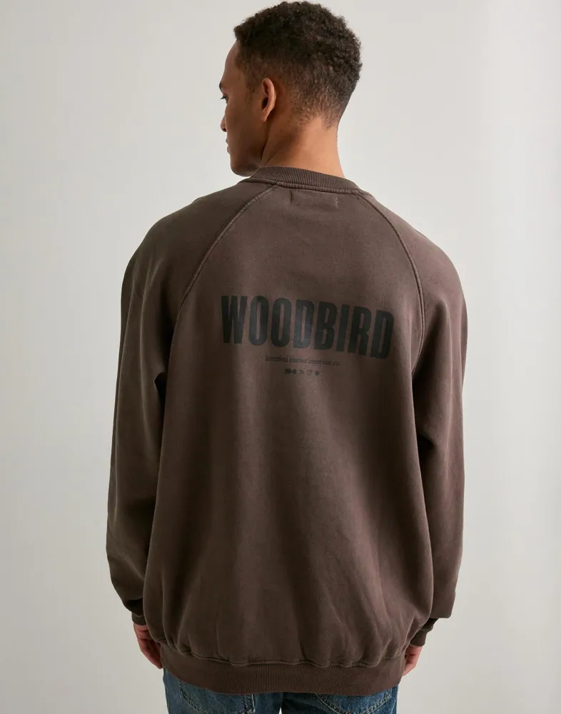 Zhang Washed Logo Crew Sweatshirts