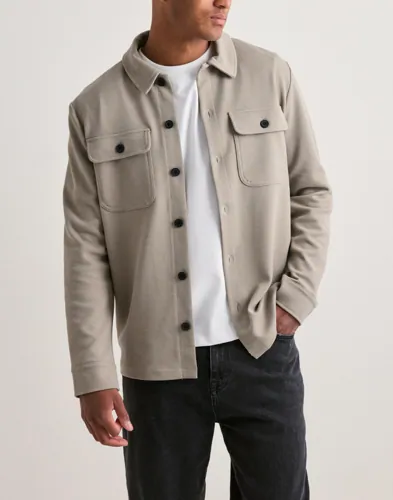 Only & Sons Onsnewkodyl Overshirt Sweat Noos Overshirts Grå