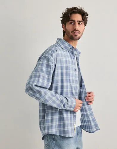 Woodbird Wbjong Dobby Check Shirt Skjortor herr – bild 2
