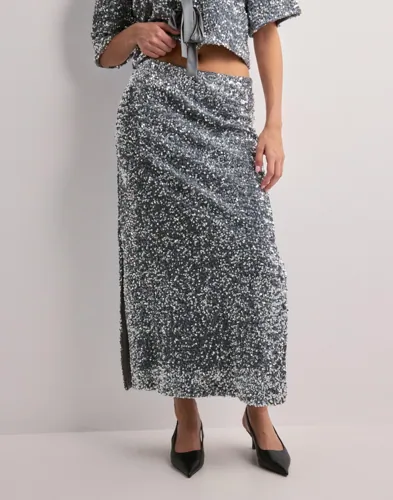 OBJECT - Sølv - Objkinne Hw Long Skirt 136