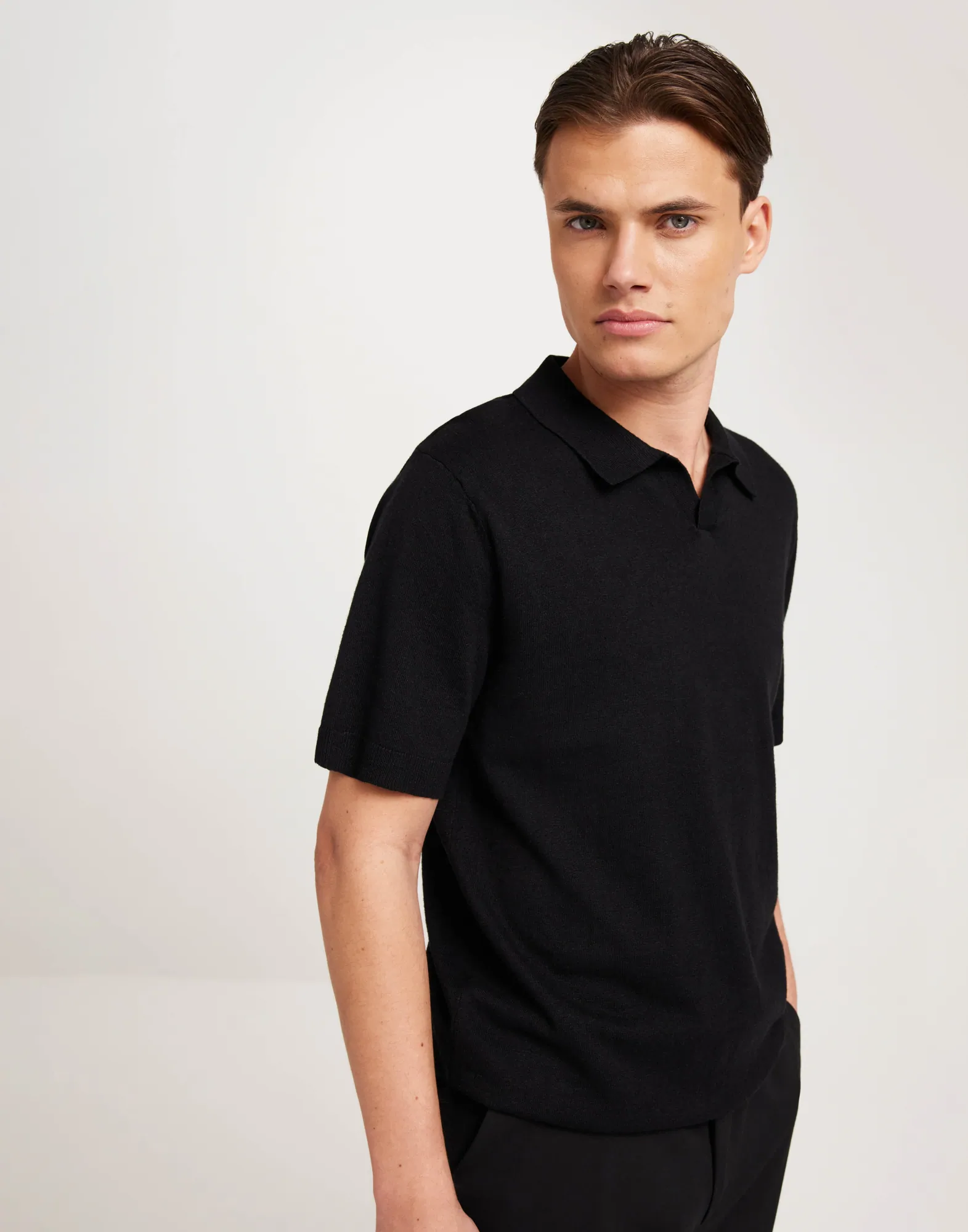 SLHLAKE LINEN SS POLO