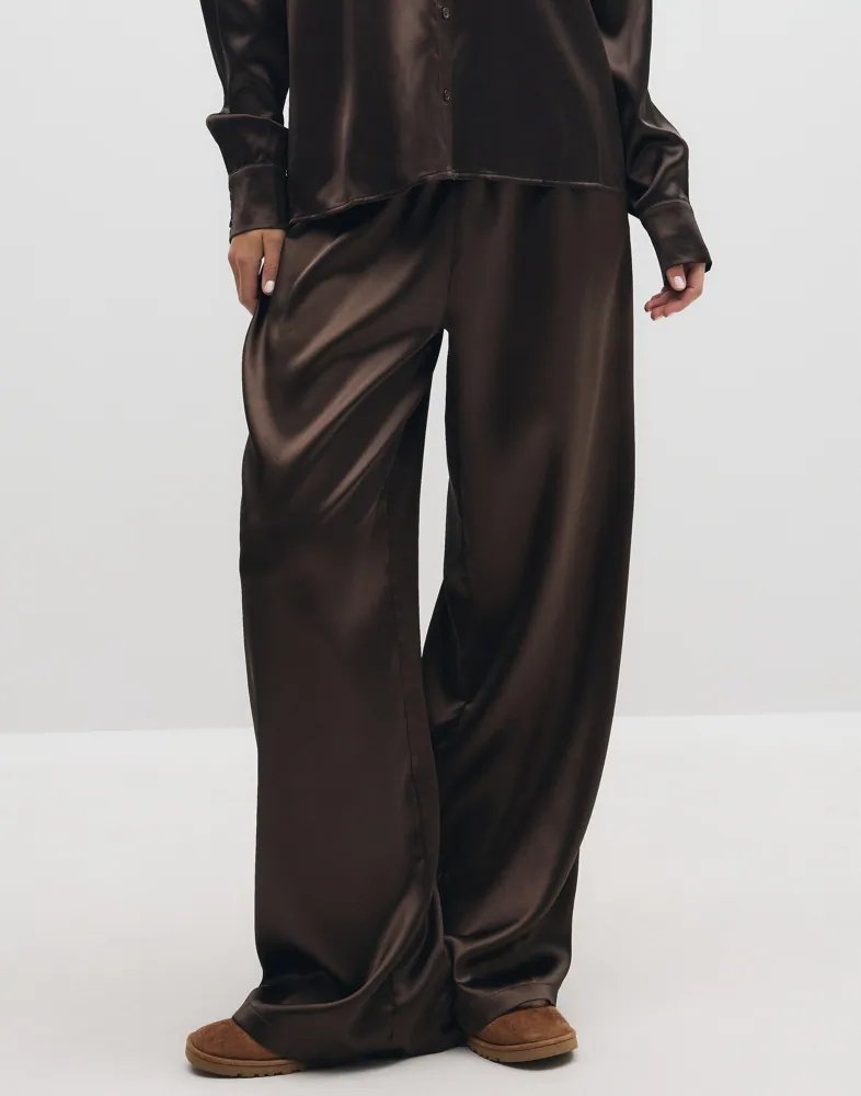 Pcevy Mw Loose Pants Wvn Bc