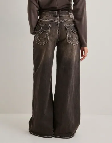 True Religion - Grå - Jessie Big T Super Baggy Jean