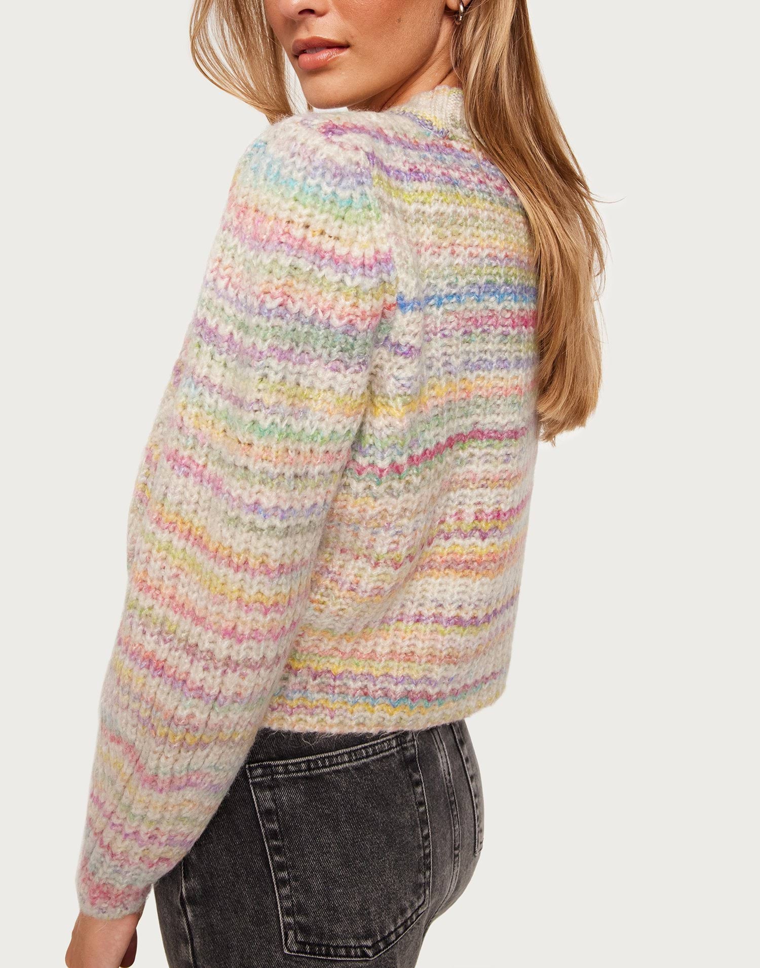 Xmas Fairisle L S Pullover Pumice Stone Pattern