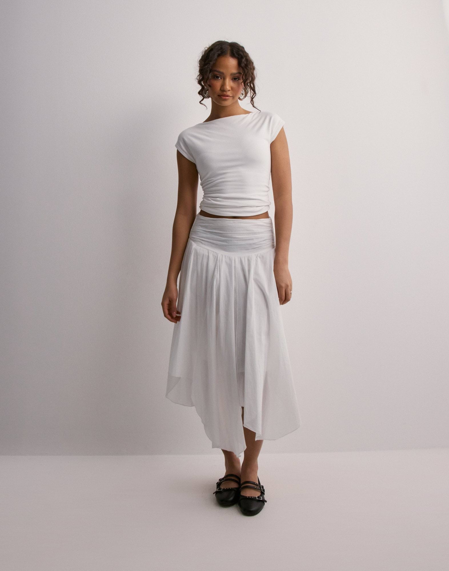 Flowy Midi Skirt