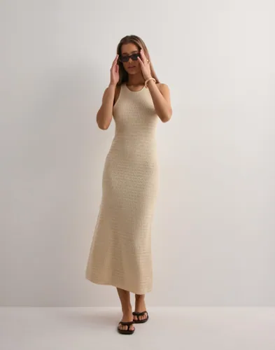 Vero Moda - Beige - Vmmalavi Sl 7/8 Dress Ga Se