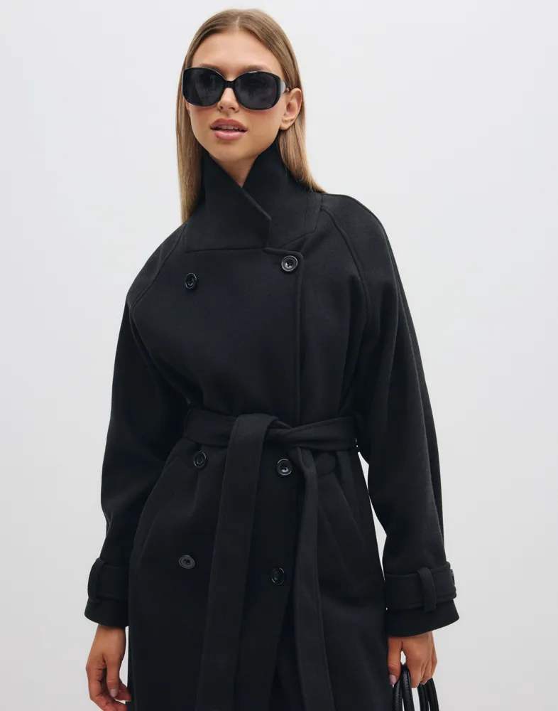 Nelly Warm Trench Coat kappor & rockar dam – bild 2