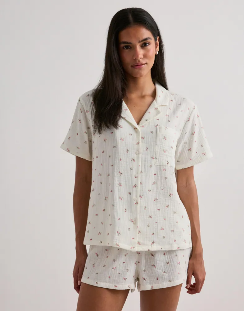 Hunkemöller Short Muslin Flower pyjamas & nattlinnen dam – bild 2