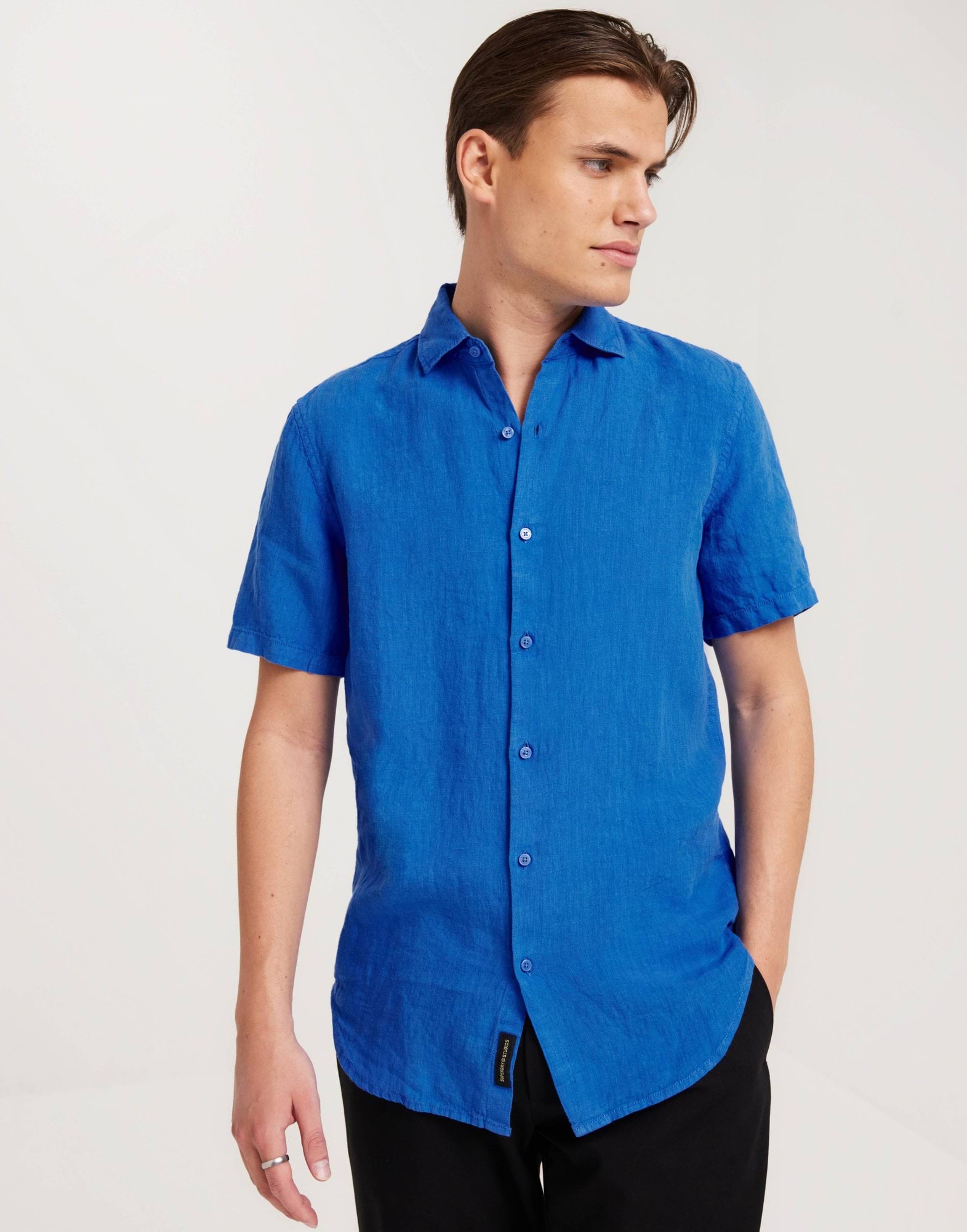 STUDIOS CASUAL LINEN S/S SHIRT