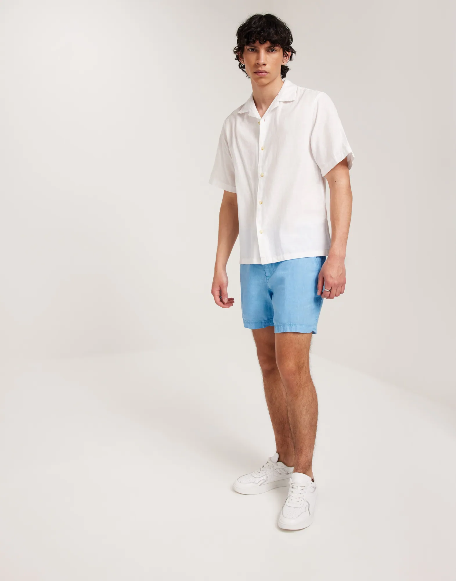 STUDIOS OVERDYED LINEN SHORT