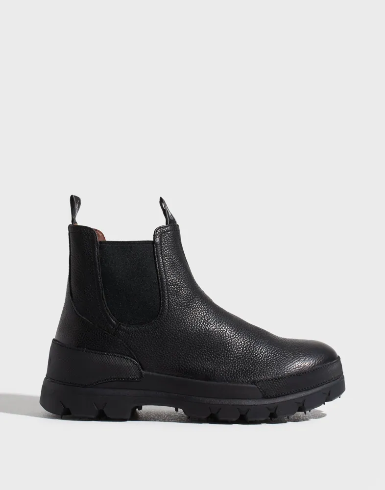 Buy Polo Ralph Lauren OSLO CHELSEA-BOOTS-MID CUT BOOT Black NLYMAN