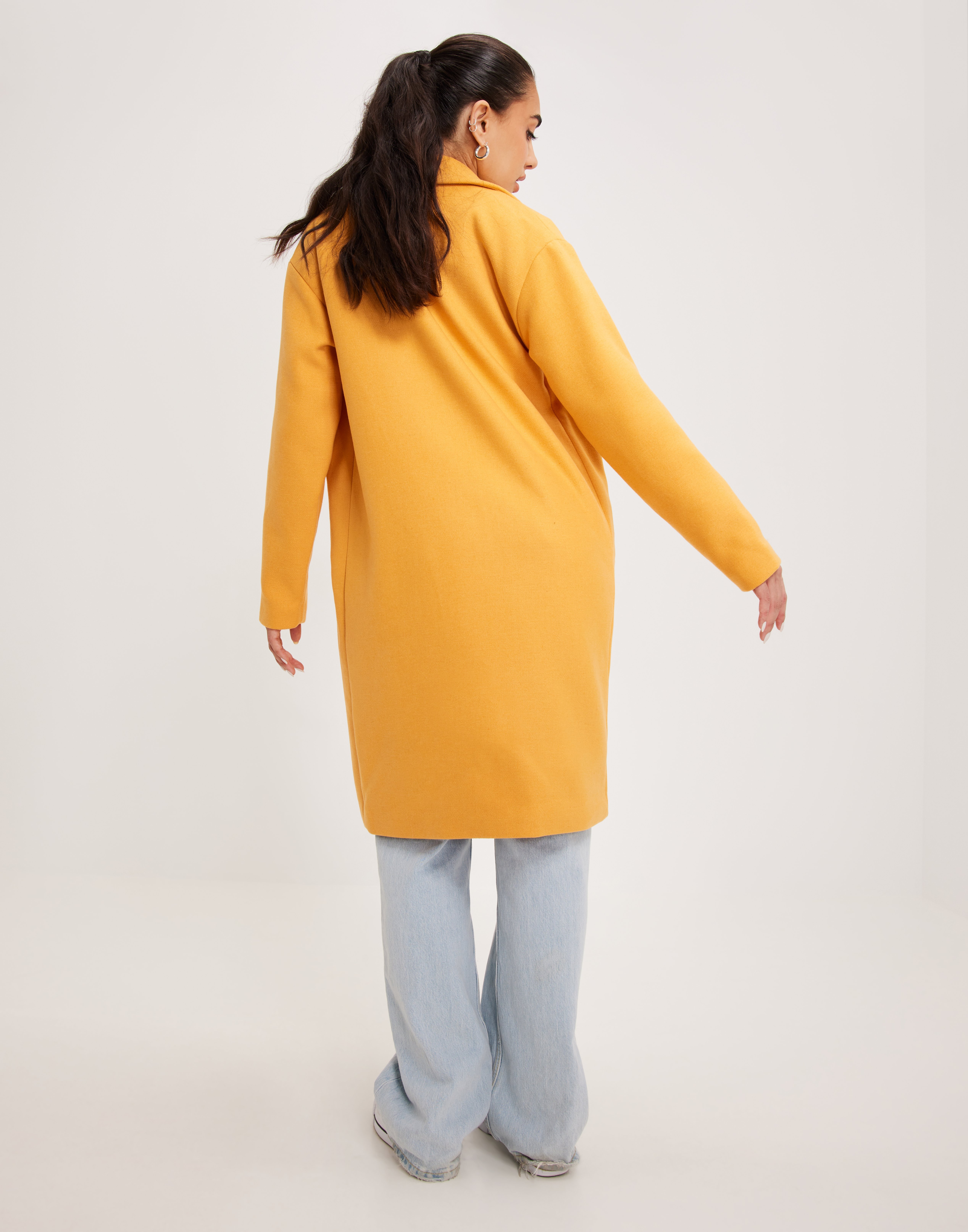 Buy Pieces PCALICE LS WOOL JACKET AR KAC - Amber | Nelly.com