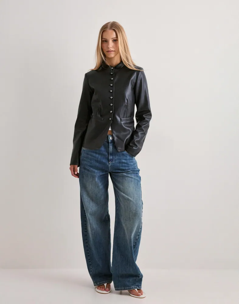 Nelly Tight PU Jacket jackor dam – bild 2