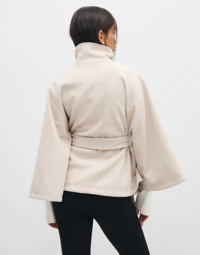 PIECES Pcaiken Cape Jacket W. Belt Bc capes och ponchos dam – bild 3