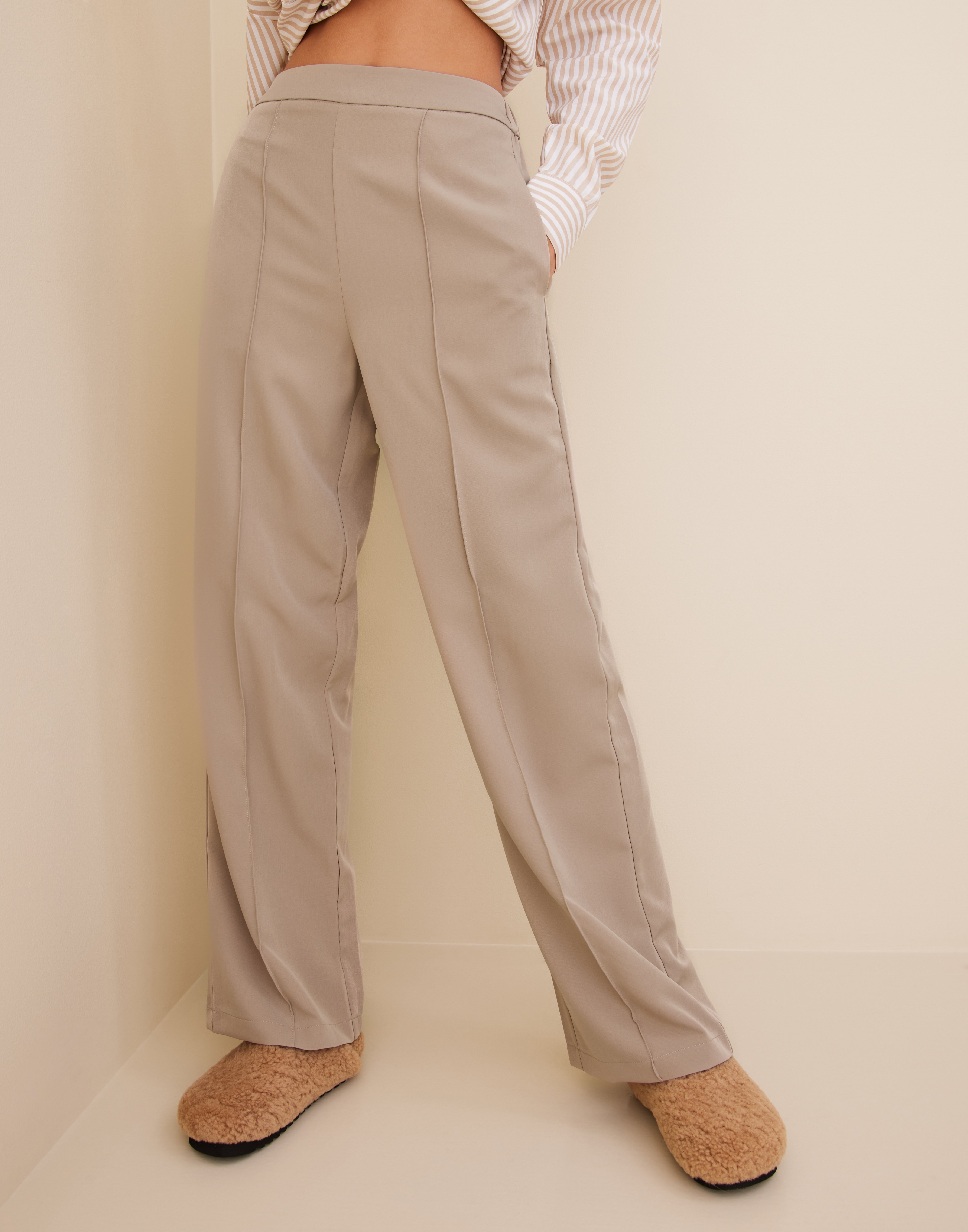 【mnem】Walkin rivet wide pants Punk Y2K Maxi Flared Pants Wide-Leg Trousers - Devil Fashion