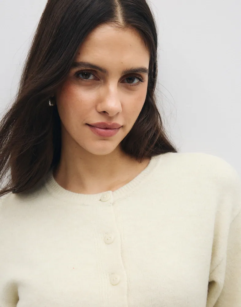 VERO MODA Vmelena Ls O-Neck Waist Cardigan dam – bild 3