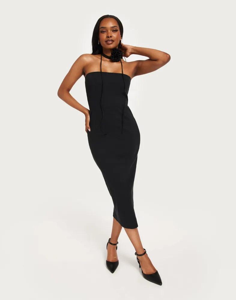 Buy Only ONLRENEE S/L BODYCON DRESS JRS - Black | Nelly.com