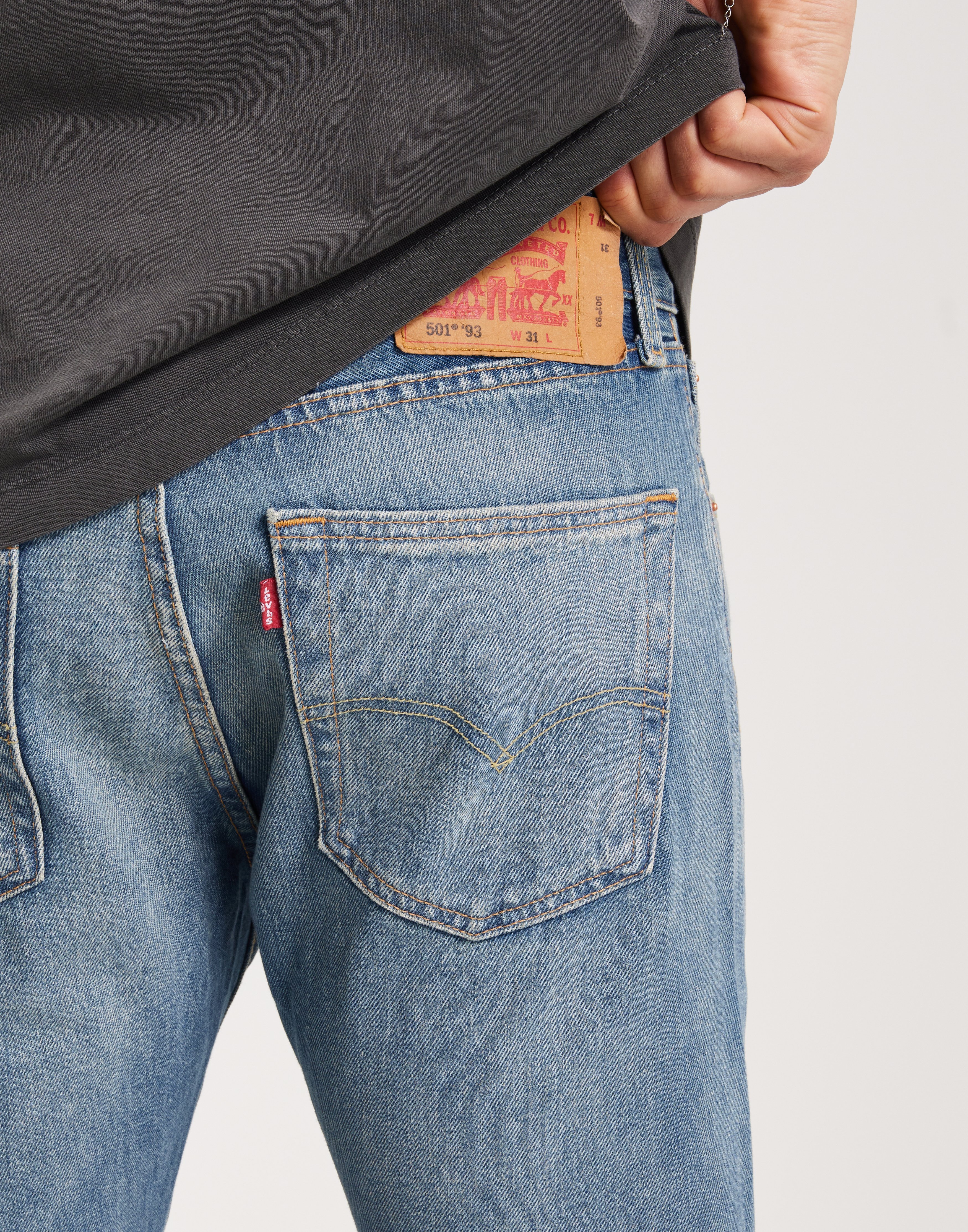 Buy Levi's 501 93 CROP Z6908 - *NY*Med Indigo | NLYMAN