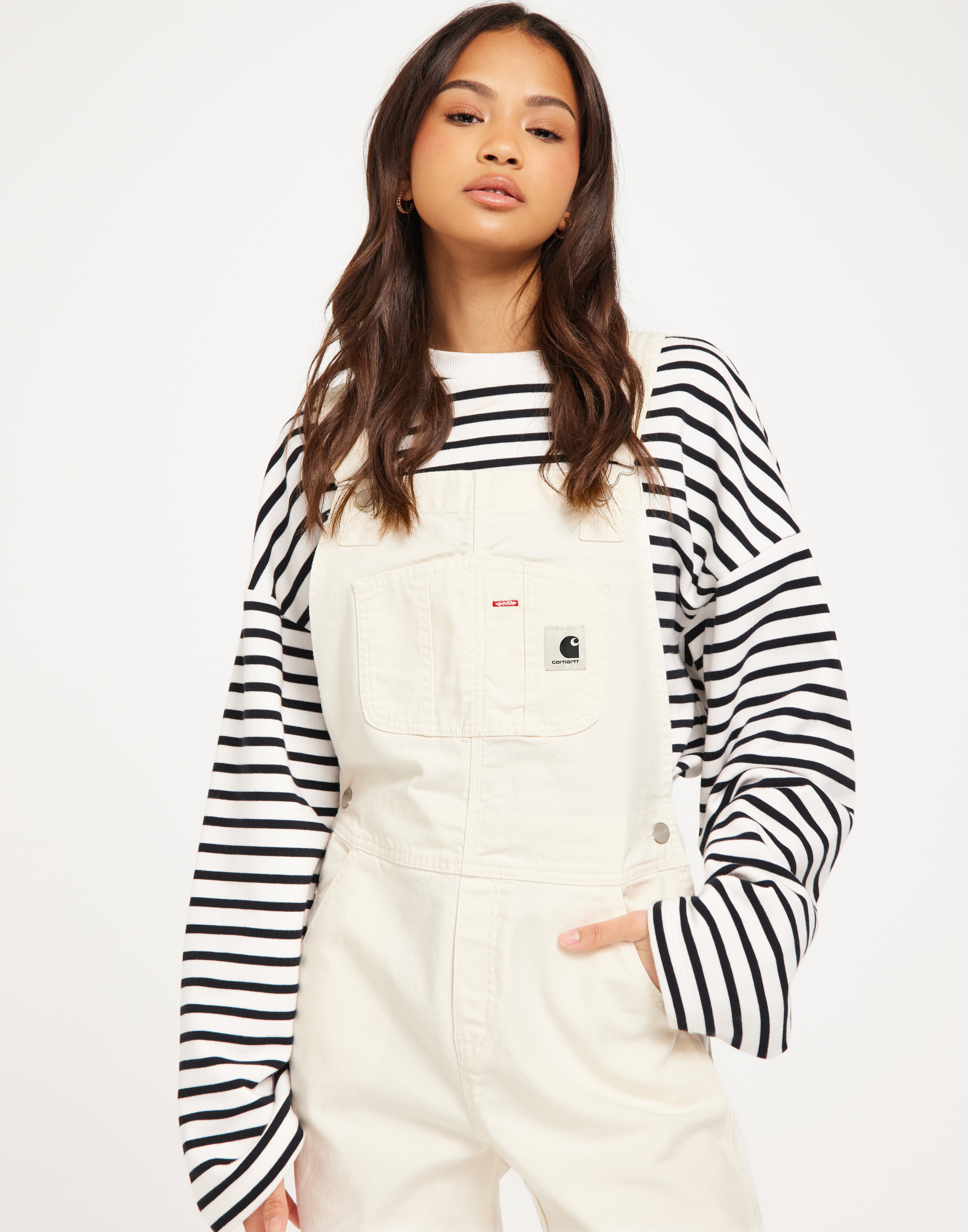 オールインワン・サロペット Carhartt Wip Straight Bib Overall In Wax Col Bib Overall Straight - Wax – Daughters