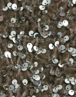 Morel Silver Sequins