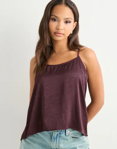VERO MODA Vmmollie Drapy Singlet Top Wvn Ga linnen dam – bild 2