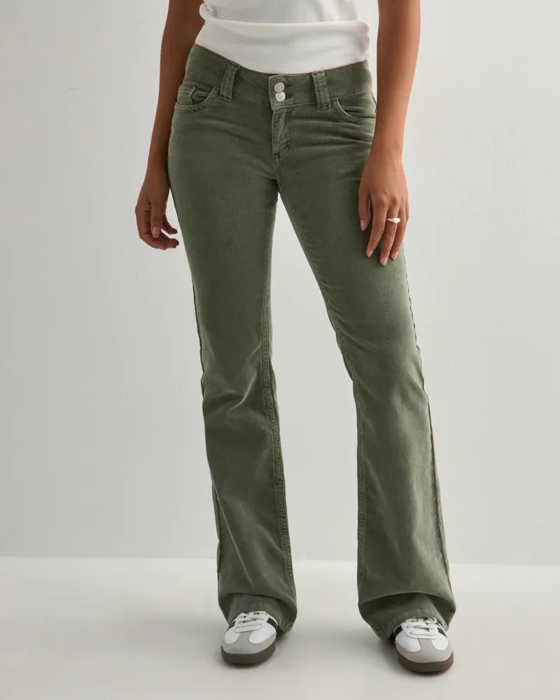 Low Waist Corduroy Stitch Jeans