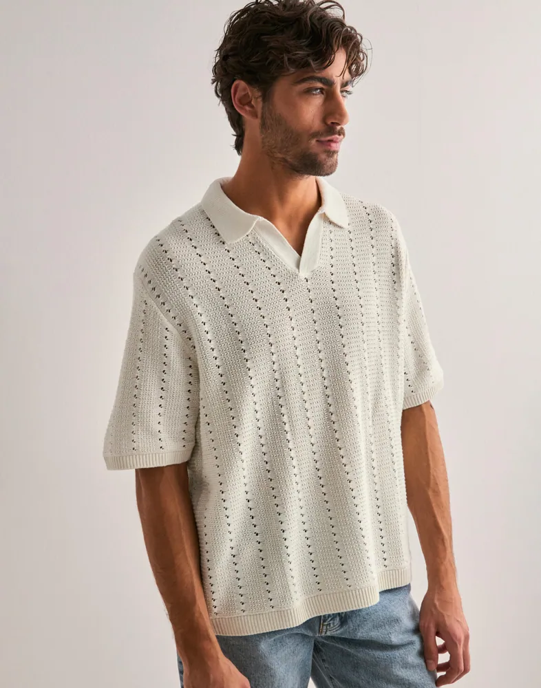 Jorparos Knit Easter Ss Crochet Pol Kortärmad piké