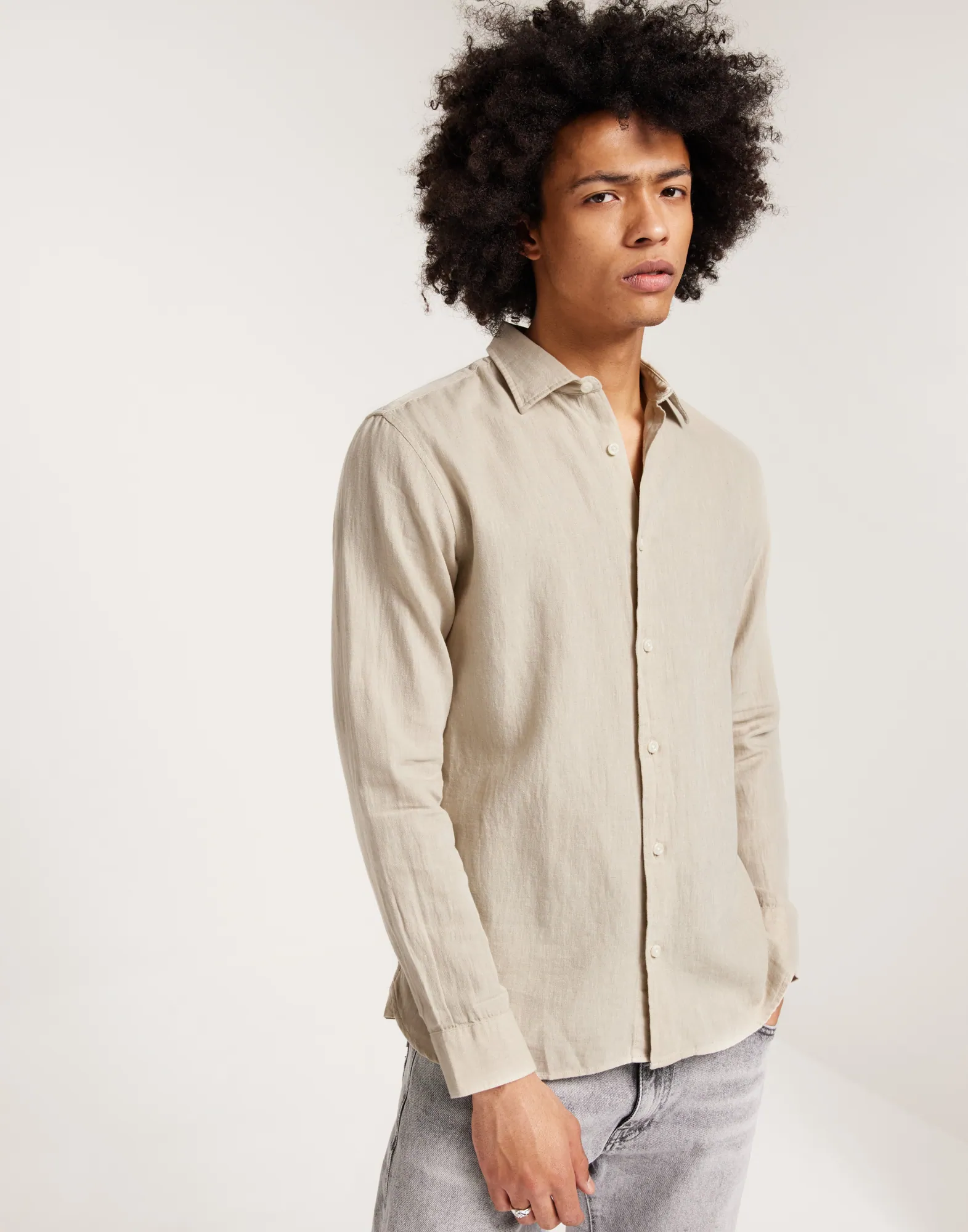 JPRLAYNE LINEN SHIRT L/S