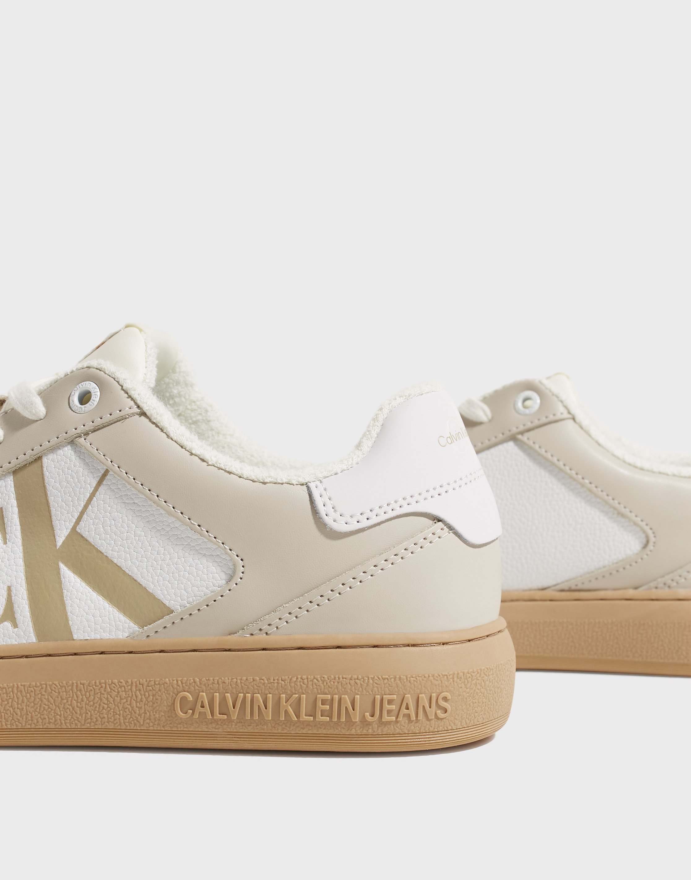 Buy Calvin Klein Jeans CASUAL CUPSOLE LTH-PU MONO -  *NY*Ivory/Biscotti/Ghost Grey/Ginger | NLYMAN