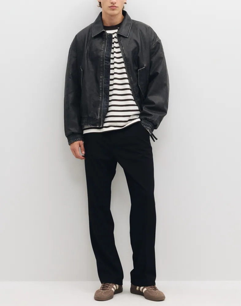 JACK & JONES Jorsalamanco Ls Stripe Tee Crewneck Sweatshirts t-shirts herr – bild 2