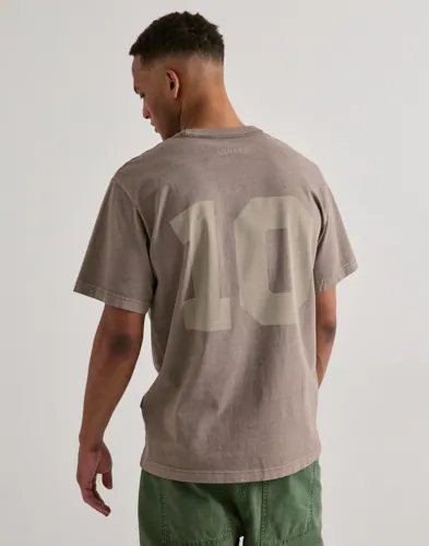 ANNARR Anrro Diego Ss O-Neck Tee Kortärmade t-shirts Beige