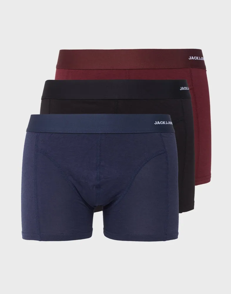 JACBASIC BAMBOO TRUNKS 3 PACK NOOS