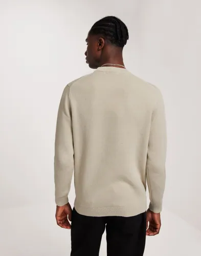 Selected Men Slhdane Ls Knit Structure Crew Neck Stickade tröjor herr – bild 4