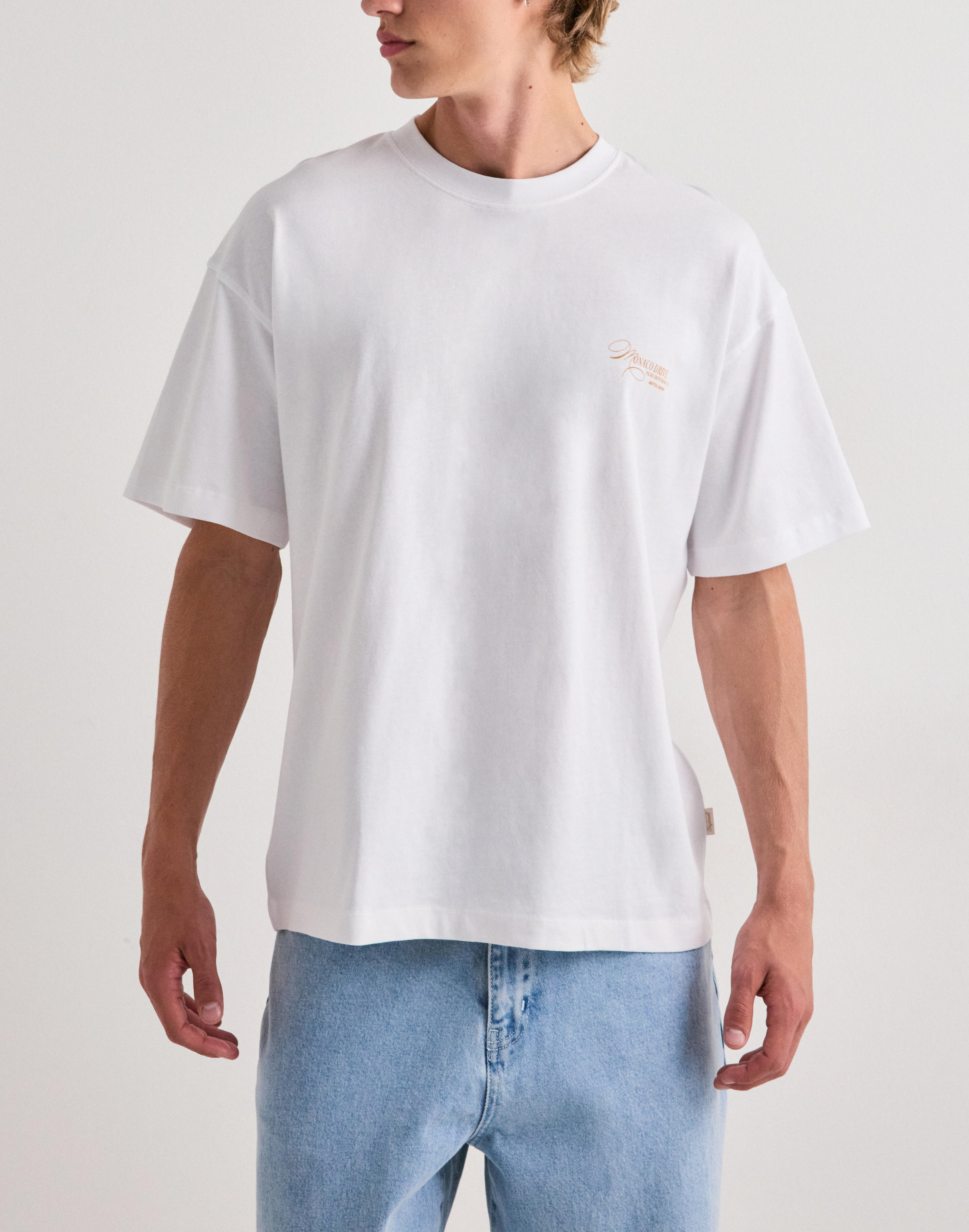 Buy Jack & Jones JORSANREMO BACK TEE SS CREW NECK SN - Bright