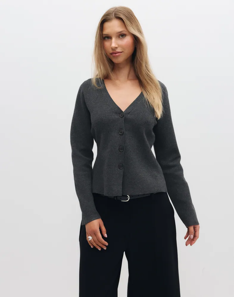 Vmmille Ls V-Neck Cardigan Noos
