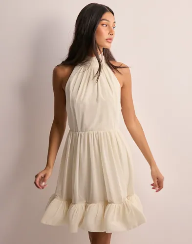 MALINA Fern halterneck ruffled mini dress korta klänningar dam – bild 3