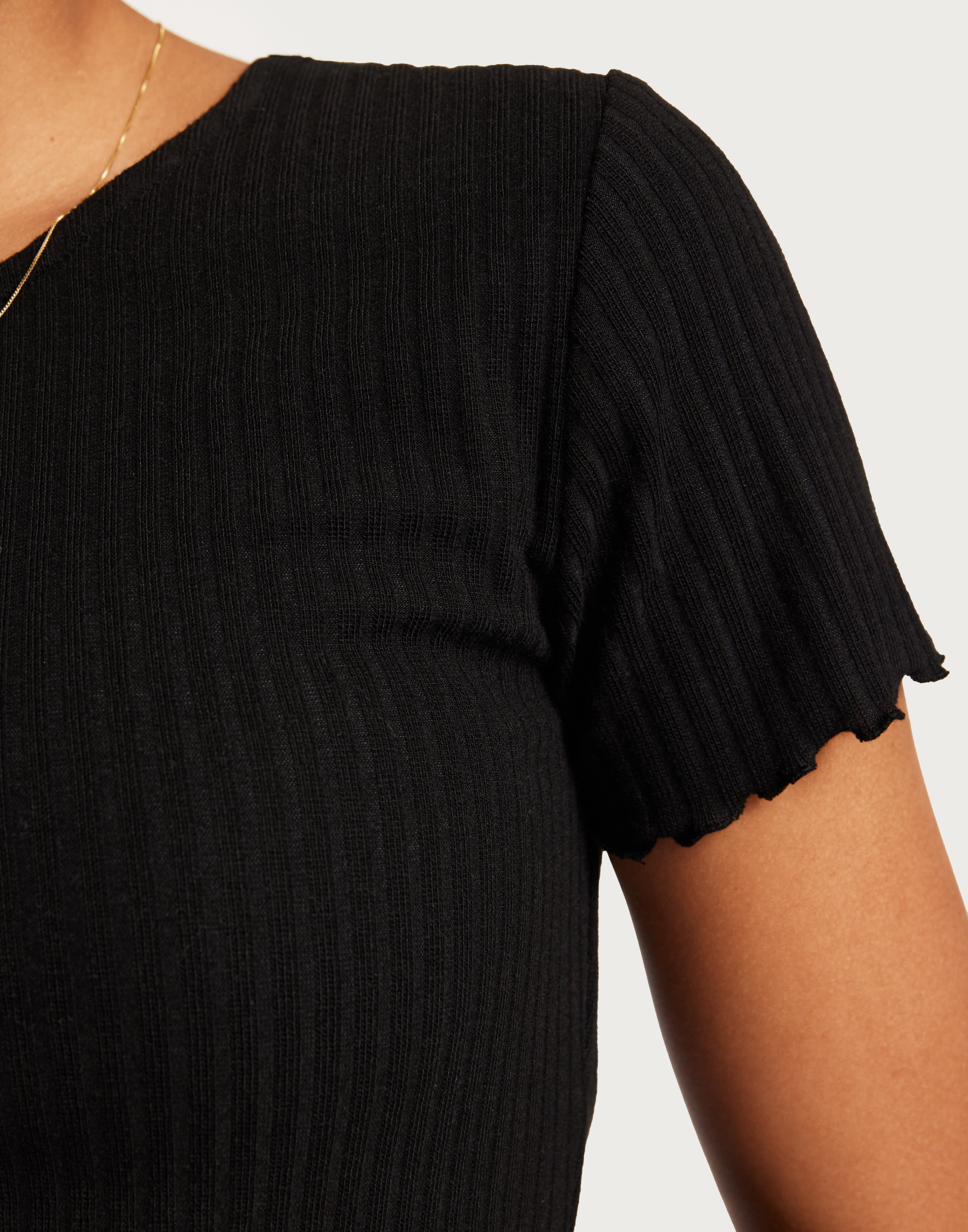 ONLY Onljanie Maglietta Donna Corta Girocollo - Top Estivo In Cotone Elasticizzato, Casual Chic