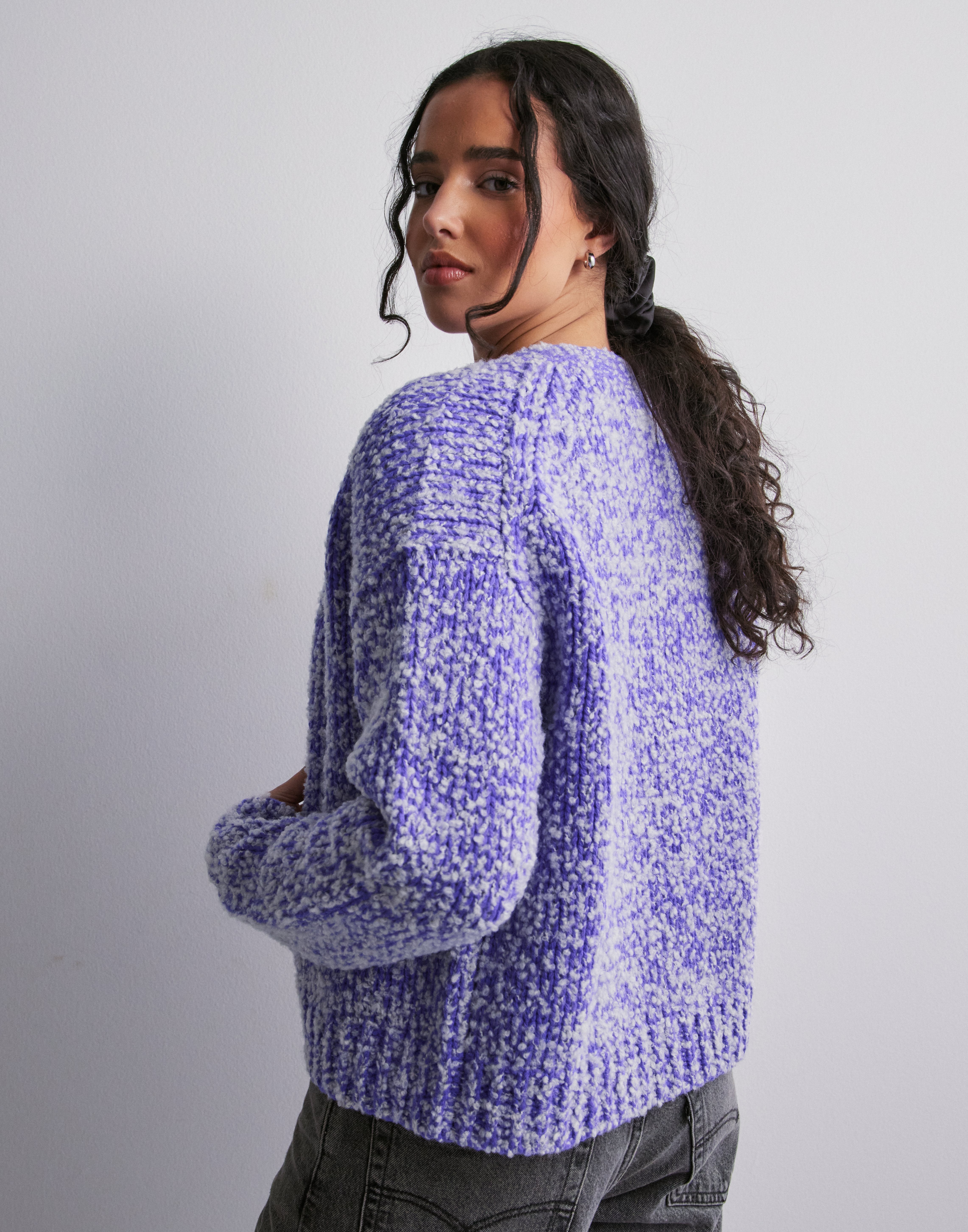Buy Samsøe Samsøe ARIA CARDIGAN 15011 - *NY*Simply Purple Melange