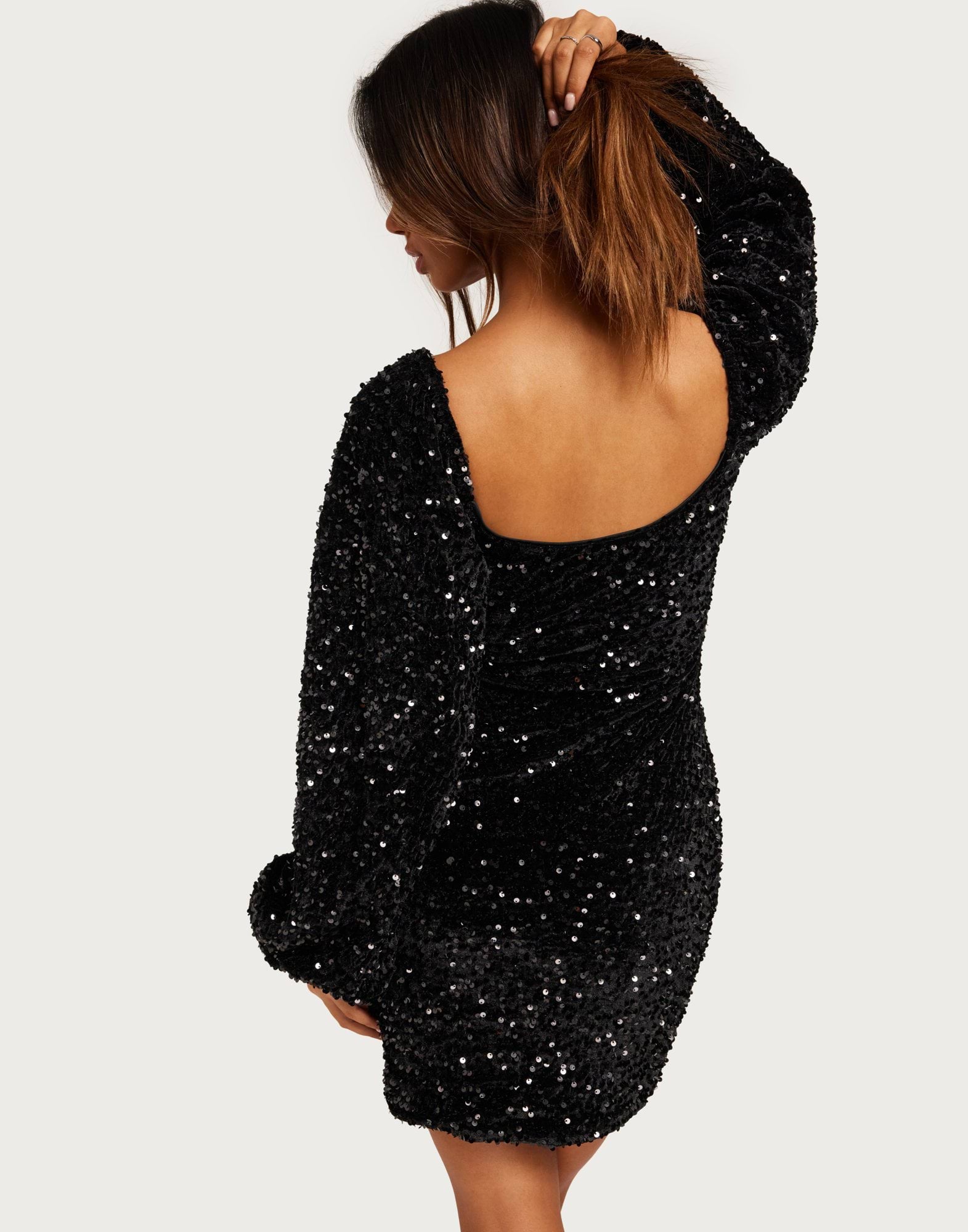 Volume Sequin Dress