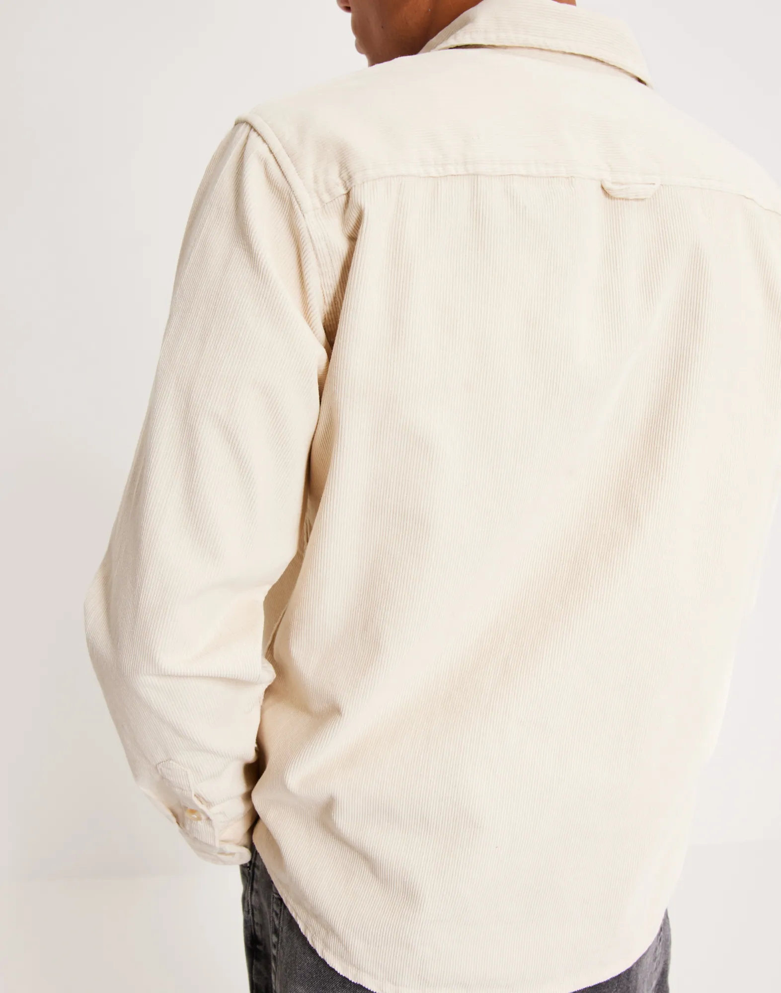 SLHLOOSEFINN LS CORD OVERSHIRT W