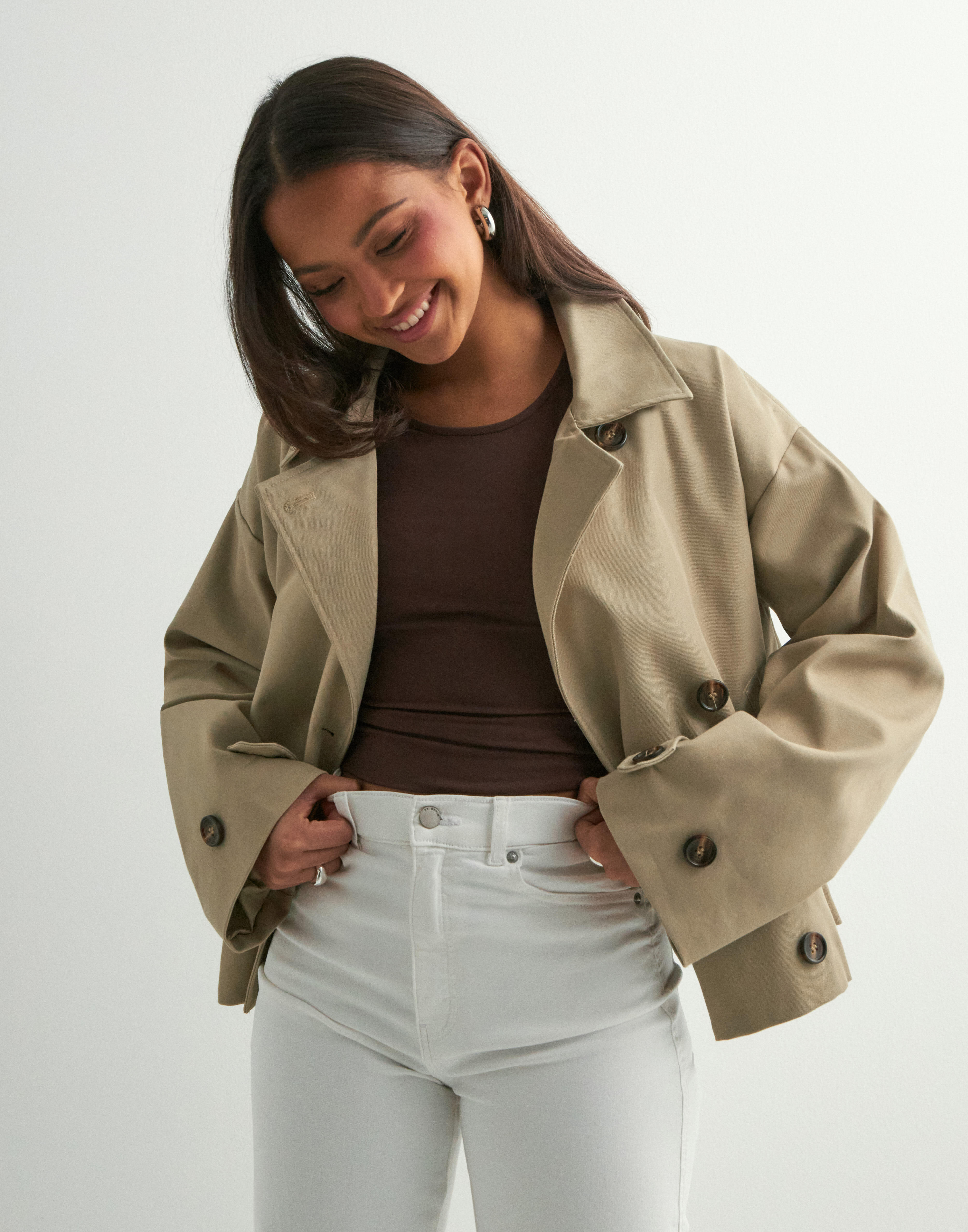 NEO NOIR Tirsa Twill Jacket Sand