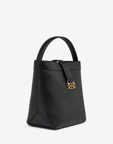 MALINA Monogram Leather Bucket Bag handväskor dam – bild 2